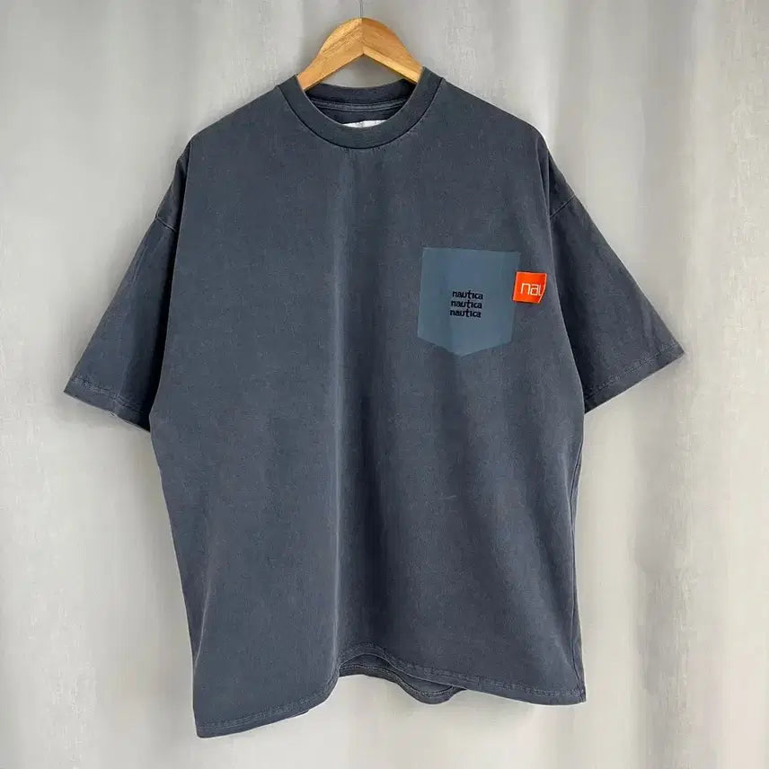 [BUNJANG] Nautica Oversized Short Sleeve T-Shirt / 노티카 오버핏 반팔 티셔츠/