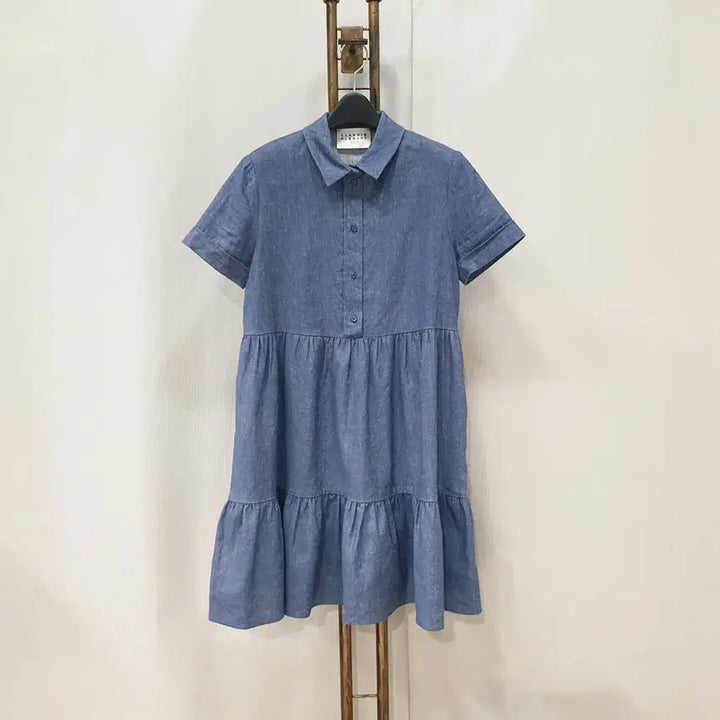 [BUNJANG] Claudie Pierlot Denim Linen Blend Dress / (JJ30573)클로디피에로 데님 린넨혼방 원피스 36