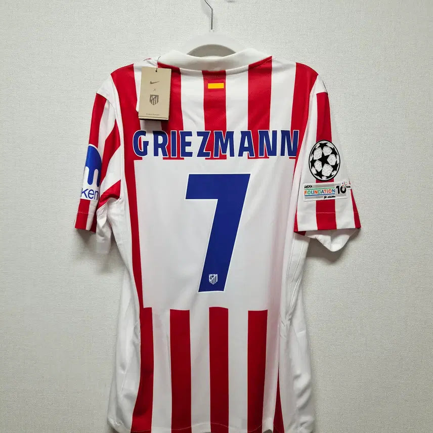 [BUNJANG] Atletico Madrid 25-26 Home No. 7 Griezmann Authentic Jersey / (새상품) 25-26 아틀레티코 마드리드 홈 No.7 그리즈 정품 유니폼