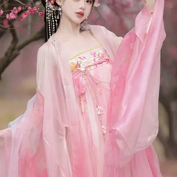 [BUNJANG] Hanfu Cosplay Costume (Traditional Chinese Style) / [판매/신품] 한푸 프리사이즈 (고전,중국풍,선녀옷,코스프레)
