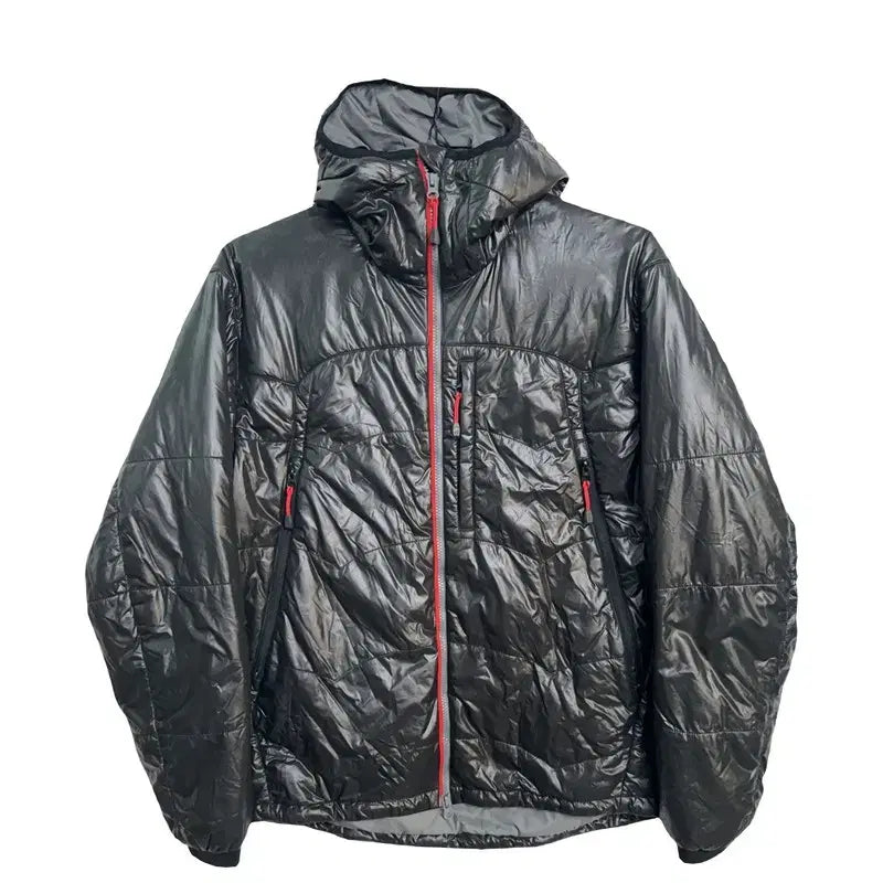 [BUNJANG] Millet Metallic Glossy Oversized Hooded Padded Jacket [XL] / MILLET 메탈릭 글로시 오버핏 후드 패딩 [XL]