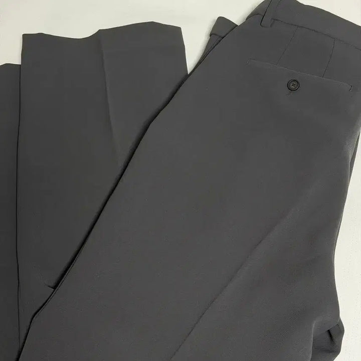 [BUNJANG] Musinsa Standard Whipcord One-Tuck Wide Slack Pants (Size 33, Grey) / 무신사스탠다드 휩코드 원턱 슬랙스 33 그레이