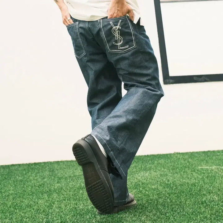 [BUNJANG] Yves Saint Laurent 05SS Stefano Pilati Rive Gauche Denim Pants / 입생로랑 05SS 스테파노 필라티 데님 팬츠