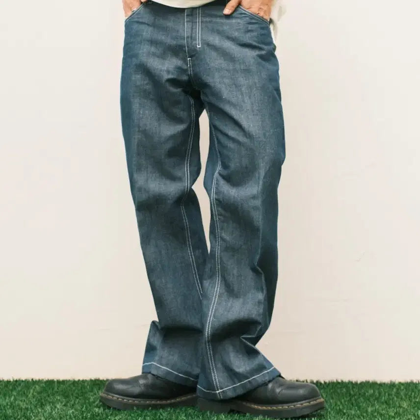 [BUNJANG] Yves Saint Laurent 05SS Stefano Pilati Rive Gauche Denim Pants / 입생로랑 05SS 스테파노 필라티 데님 팬츠