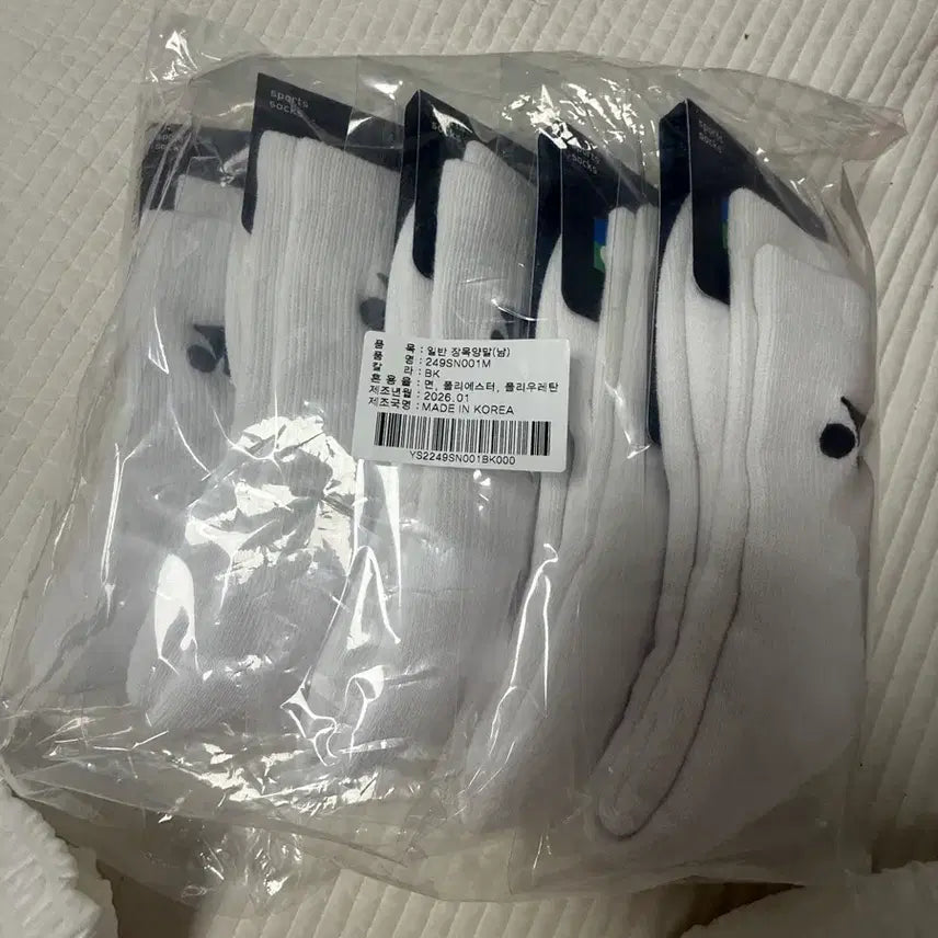 [BUNJANG] Yonex Tennis Socks - 5 Pairs / 요넥스 양말 5켤레