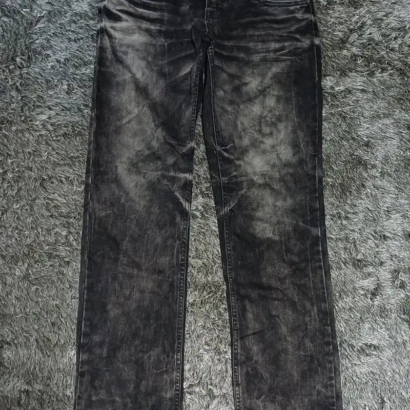 [BUNJANG] C&amp;BLUE Stone Washed Straight Denim Pants / C&amp;BLUE 스톤워싱 스트레이트 데님 팬츠 31 남성 L