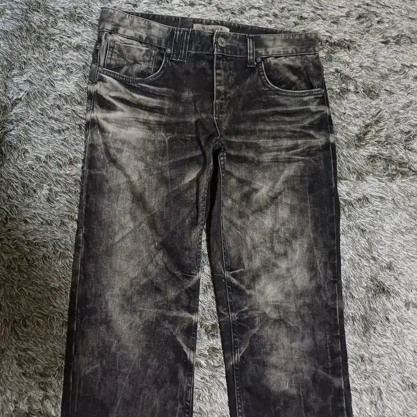 [BUNJANG] C&amp;BLUE Stone Washed Straight Denim Pants / C&amp;BLUE 스톤워싱 스트레이트 데님 팬츠 31 남성 L