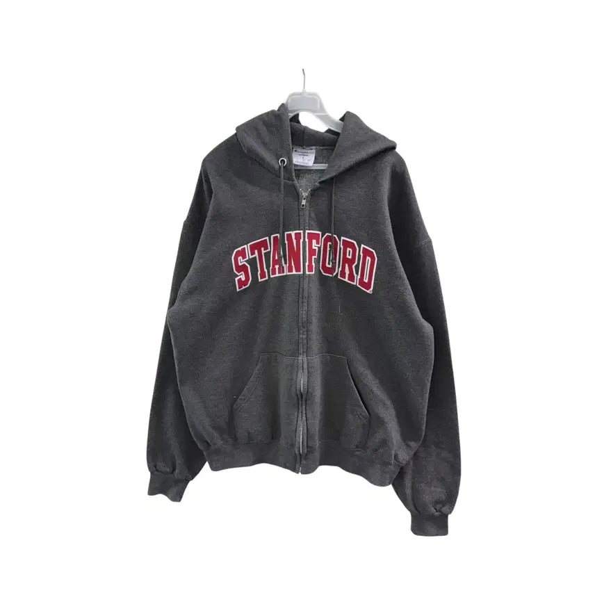 [BUNJANG] Champion Grey Hoodie Zip-Up / [L] 챔피온 그레이 후드집업