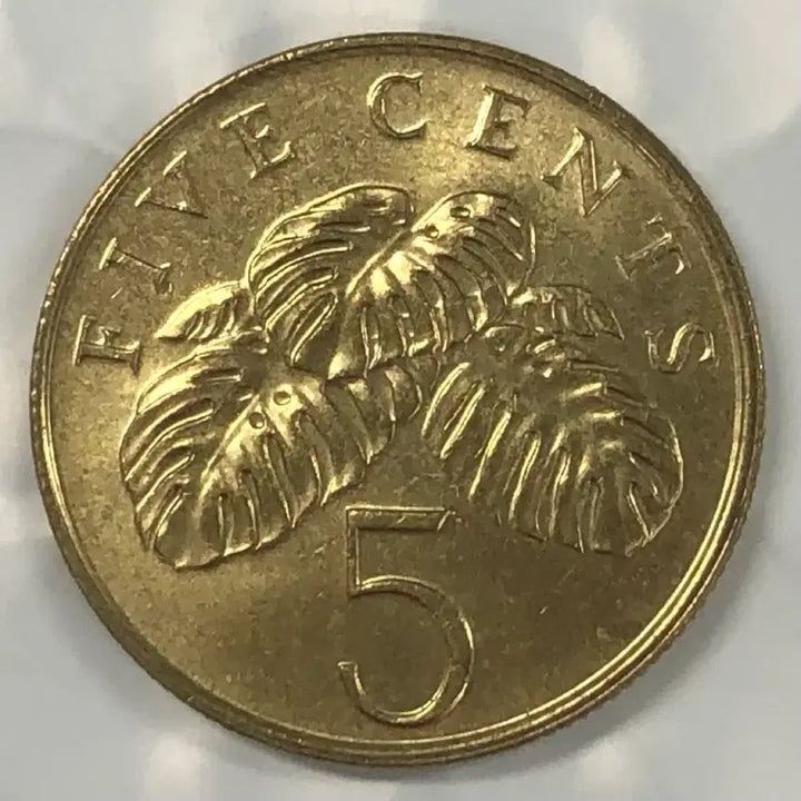 [BUNJANG] Singapore 5 Cents Coin (1995) / 1995년 싱가포르 5센트 동전 D369