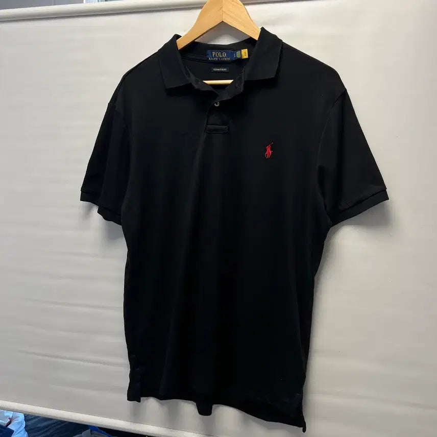 [BUNJANG] Polo Ralph Lauren Custom Fit Short Sleeve PK Polo Shirt Size L / [QR정품/L] 폴로 랄프로렌 커스텀핏 PK 카라티 반팔