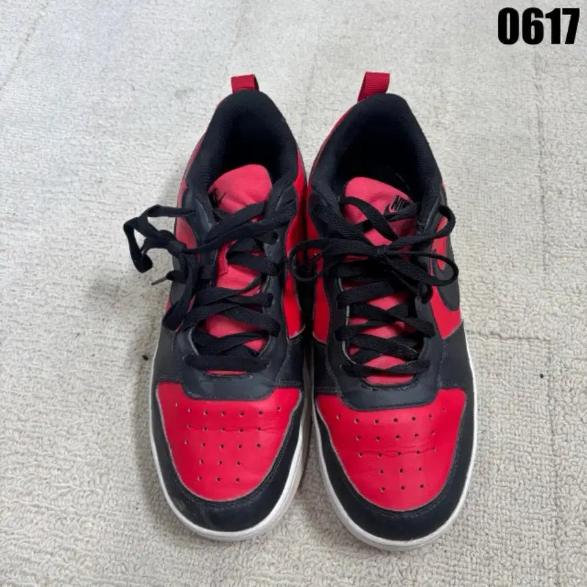 [BUNJANG] Nike Air Force 1 Low Red/Black 250 / 나이키 에어포스 1 로우 레드/블랙 250