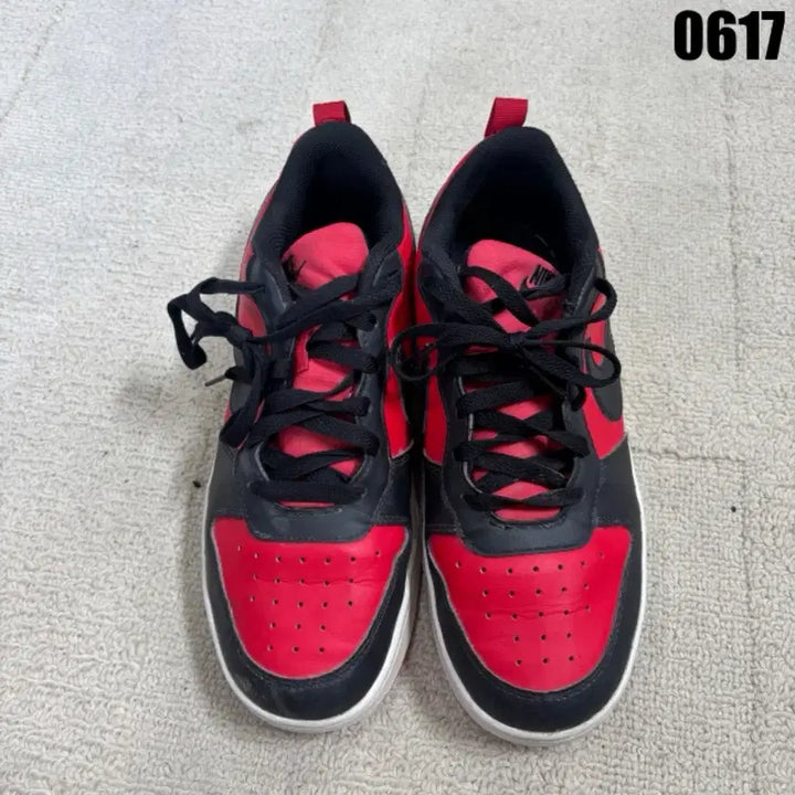 [BUNJANG] Nike Air Force 1 Low Red/Black 250 / 나이키 에어포스 1 로우 레드/블랙 250