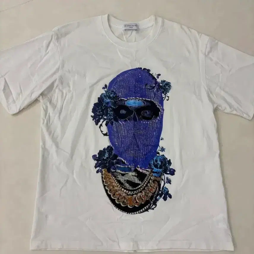[BUNJANG] Inommonit Mask On Printing Short Sleeve T-Shirt XL / 이놈어닛 마스크온 프린팅 반팔티 XL