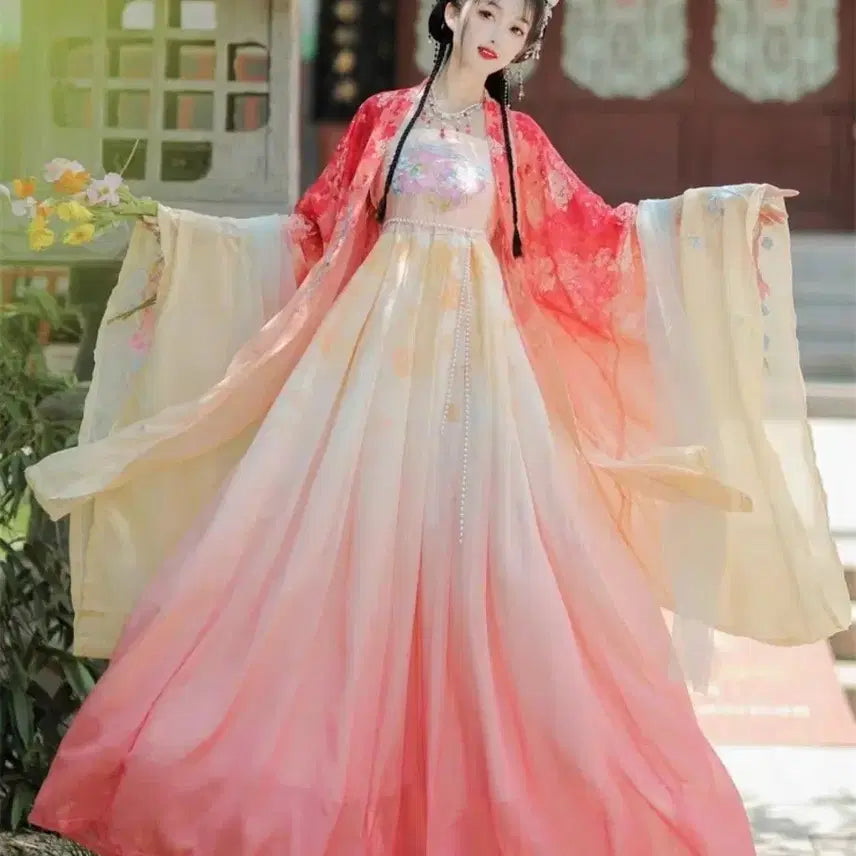 [BUNJANG] Hanfu Free Size (Classical, Chinese Style, Fairy Clothes, Cosplay) / [판매/신품] 한푸 프리사이즈 (고전,중국풍,선녀옷,코스프레)