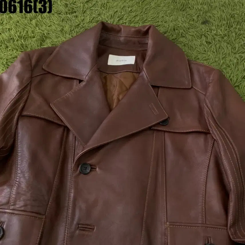 [BUNJANG] Ziozia Lambskin Leather Jacket / 지오지아 양가죽 자켓 0616