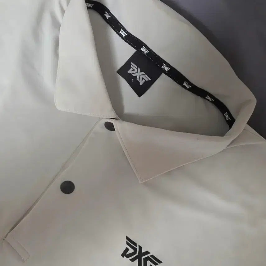 [BUNJANG] PXG Golf Short Sleeve Polo Shirt Beige / PXG 골프 반팔 카라티셔츠 베이지