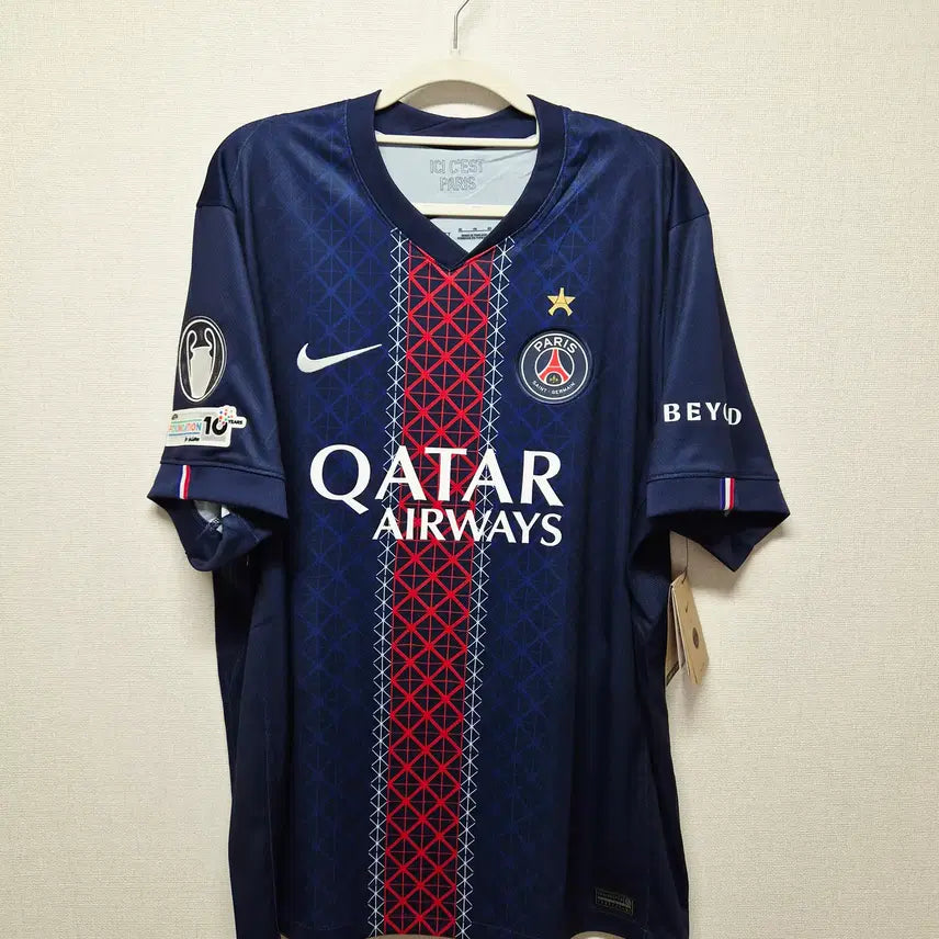 [BUNJANG] Paris Saint-Germain 25-26 Home Kit Khvicha Kvaratskhelia Authentic Jersey / (새상품) 25-26 파리 생제르망 홈 No.7 흐비차 정품 유니폼