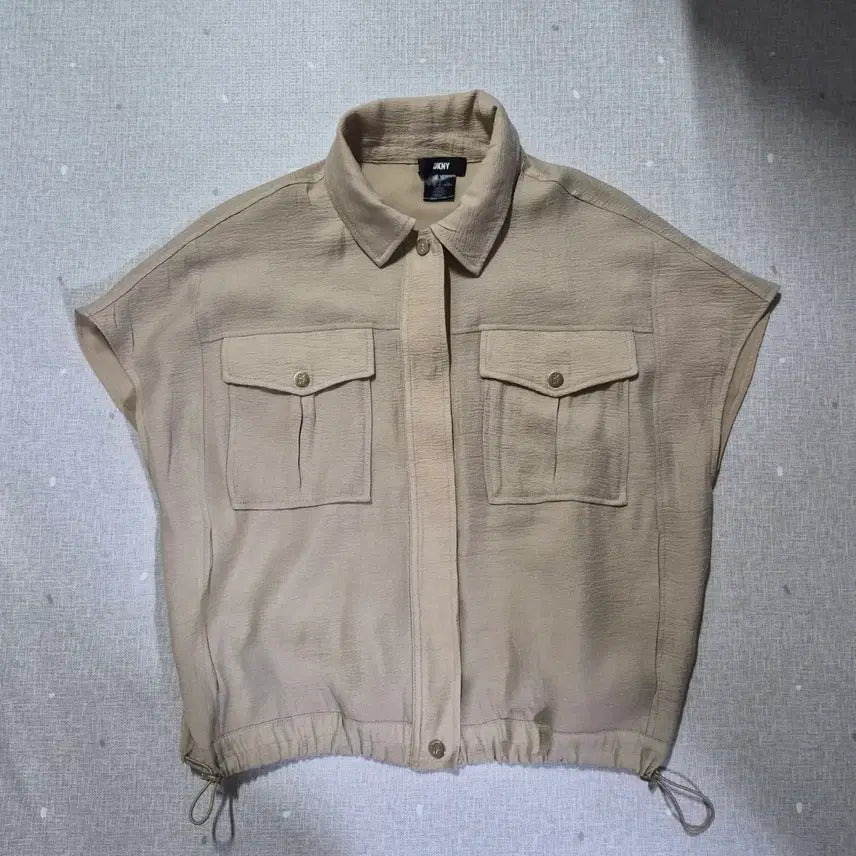 [BUNJANG] DKNY Drawstring Blouse Shirt / DKNY 드로 스트링 셔츠