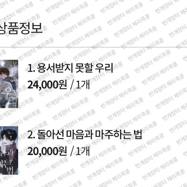 [BUNJANG] Chii-jeu "Our Unforgivable" Fan-made Book / 괴담출근 치이즈님 통판 최솔 용서받지 못할 우리 회지 양도