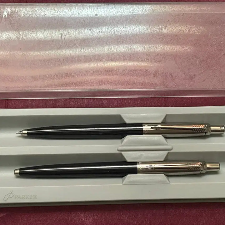 [BUNJANG] Parker Jotter Black CT Old Model Ballpoint Pen &amp; Mechanical Pencil Set / 파카 조터 블랙 CT 구형 볼펜 &amp; 샤프 펜슬