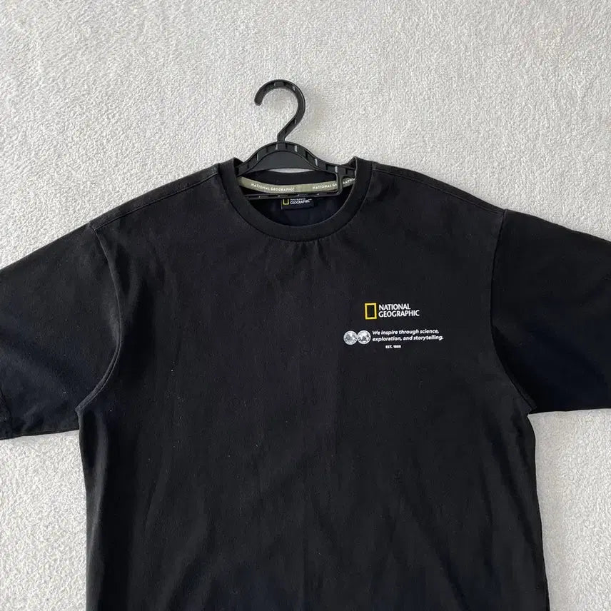 [BUNJANG] National Geographic Short Sleeve T-Shirt M (Black) / M 내셔널지오그래픽 반팔티셔츠 95