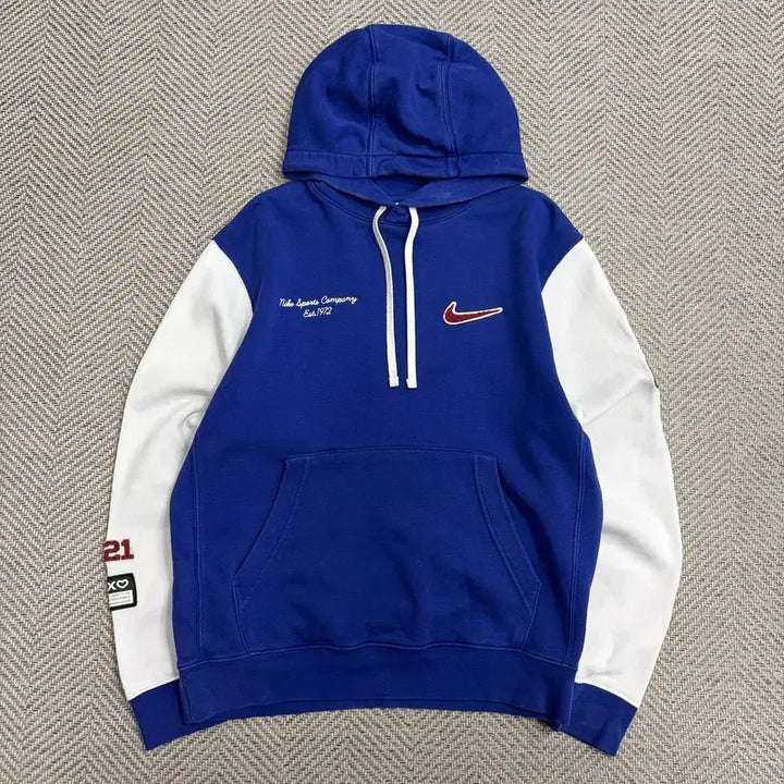 [BUNJANG] Nike Patch Logo Hoodie v4528 / 나이키 패치로고 후드티 v4528
