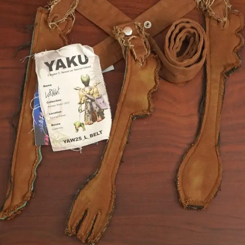 [BUNJANG] YAKU 25AW Cutlery Strap Belt / Yaku 25AW 커틀러리 스트랩