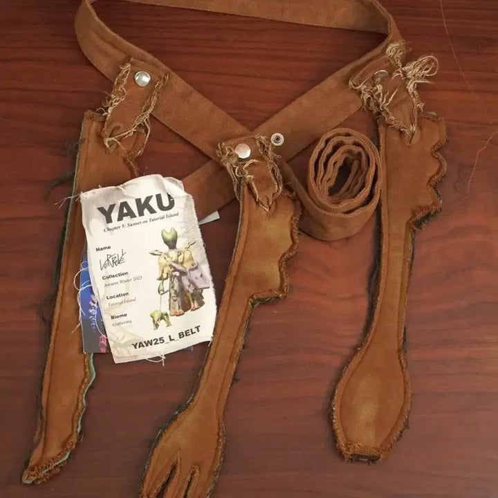 [BUNJANG] YAKU 25AW Cutlery Strap Belt / Yaku 25AW 커틀러리 스트랩