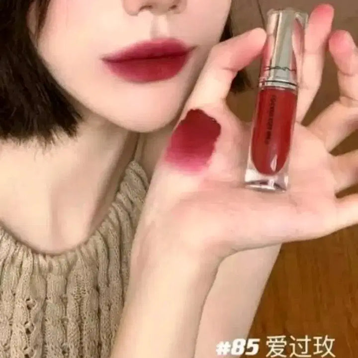 [BUNJANG] MAC Locked Kiss Ink 85 Poncy Deep Burgundy Red Lipstick / 맥 mac 락드 키스 잉크 85 PONCY 립 틴트 새상품 딥 버건디레드