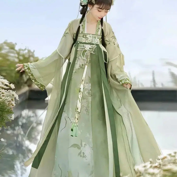 [BUNJANG] Hanfu Traditional Chinese Style Cosplay Outfit / [판매/신품] 한푸 프리사이즈 (고전,중국풍,선녀옷,코스프레)