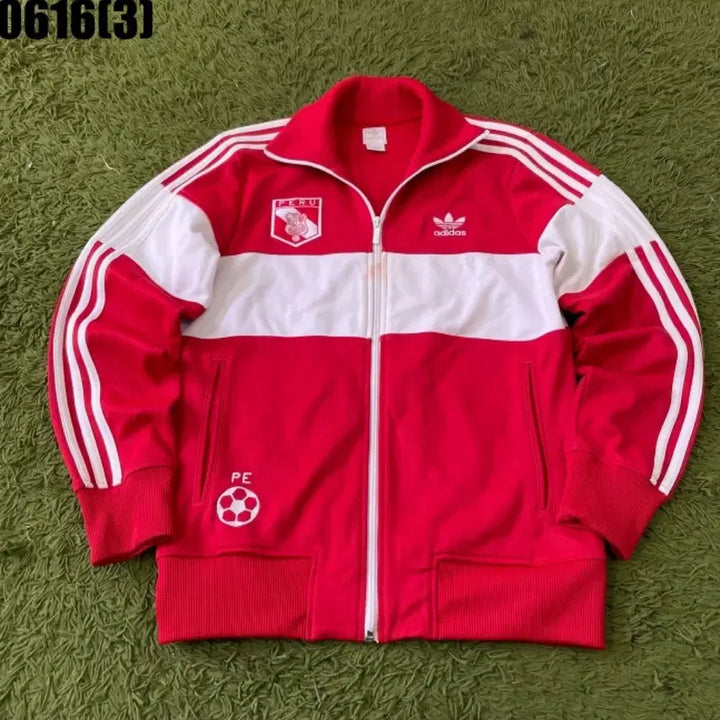 [BUNJANG] Adidas Peru National Football Track Top Jersey / 아디다스 페루 축구 트랙탑 져지90 0616