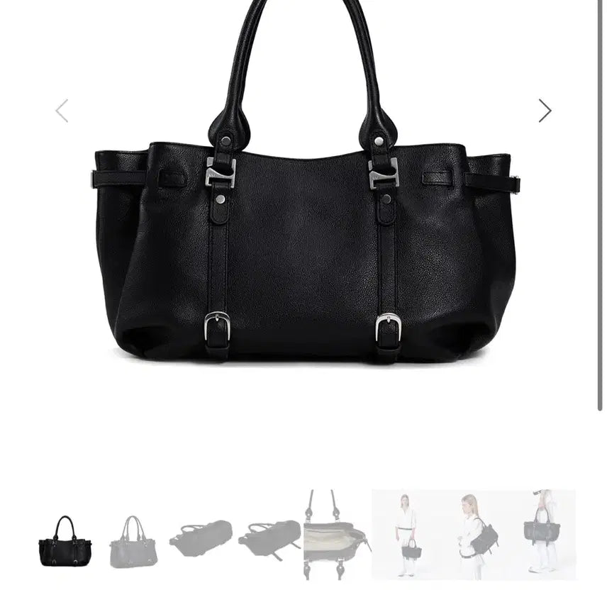 [BUNJANG] Ahni Ruskin Black Leather Tote Bag / 아니 가방 블랙 (토트백)