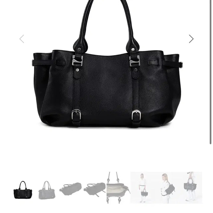 [BUNJANG] Ahni Ruskin Black Leather Tote Bag / 아니 가방 블랙 (토트백)