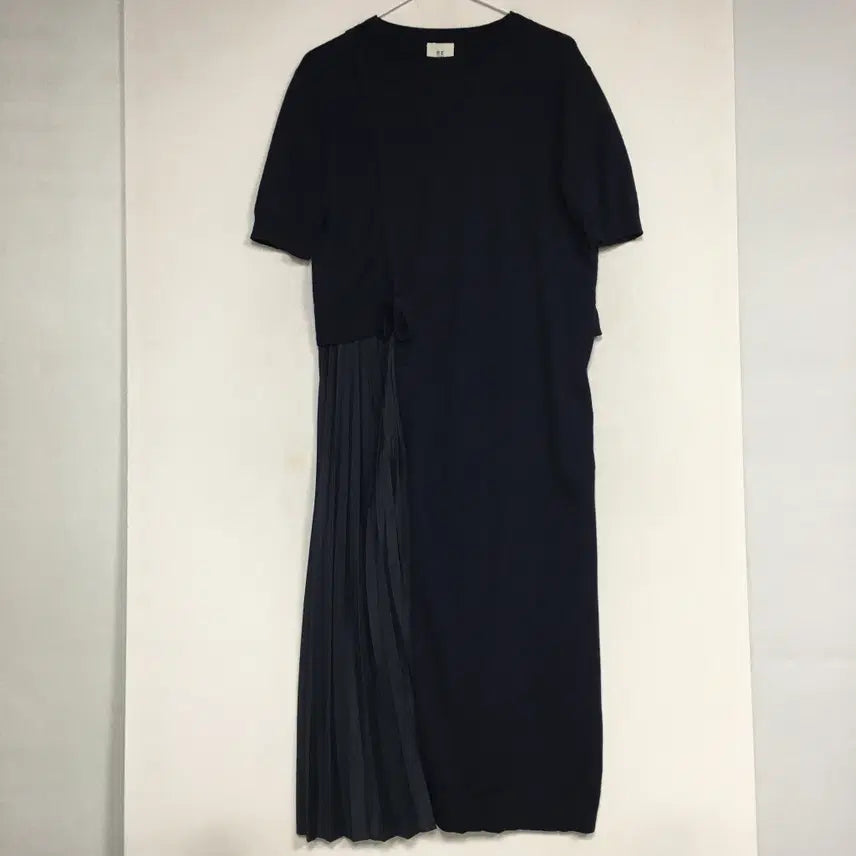 [BUNJANG] Hanssem Form Studio Knit Pleats Dress F / 한섬 폼스튜디오 니트 플리츠 원피스 F