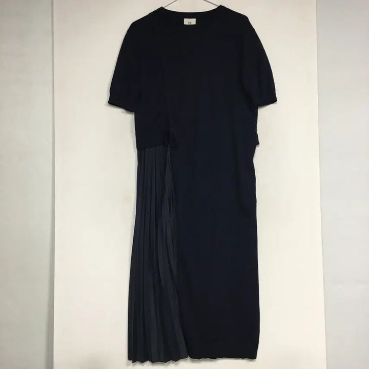 [BUNJANG] Hanssem Form Studio Knit Pleats Dress F / 한섬 폼스튜디오 니트 플리츠 원피스 F