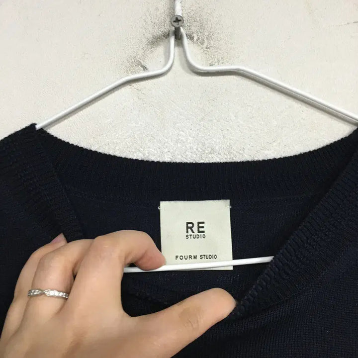 [BUNJANG] Hanssem Form Studio Knit Pleats Dress F / 한섬 폼스튜디오 니트 플리츠 원피스 F