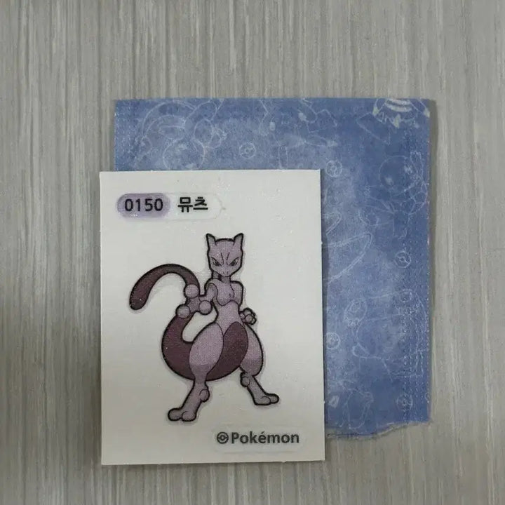 [BUNJANG] Pokemon Stickers 4 Types (Mewtwo, Bulbasaur, Gengar, Rattata) / 포켓몬 띠부씰 4종 (뮤츠, 이상해씨, 팬텀, 꼬렛 )