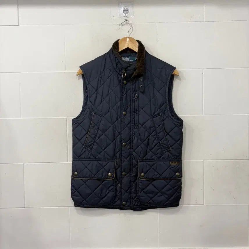 [BUNJANG] Polo Ralph Lauren Quilted Vest Navy / 폴로 랄프로렌 퀼팅 베스트 네이비