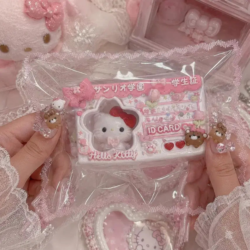 [BUNJANG] Sanrio Hello Kitty Student ID Card Squishy Charm / 헬로키티 학생증 말랑이