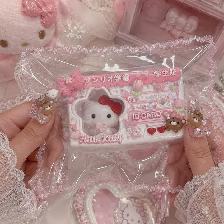 [BUNJANG] Sanrio Hello Kitty Student ID Card Squishy Charm / 헬로키티 학생증 말랑이