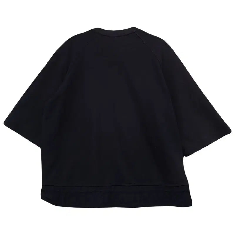 [BUNJANG] SJ Printing Short Sleeve T-Shirt Black / SJ 와니 프린팅 블랙 반팔티 90