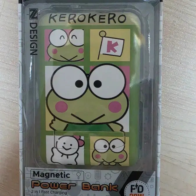 [BUNJANG] Keroro Design Magnetic Power Bank 10000mAh 20W / 케로로 디자인 마그네틱 보조배터리 10000mAh 20W 새상품