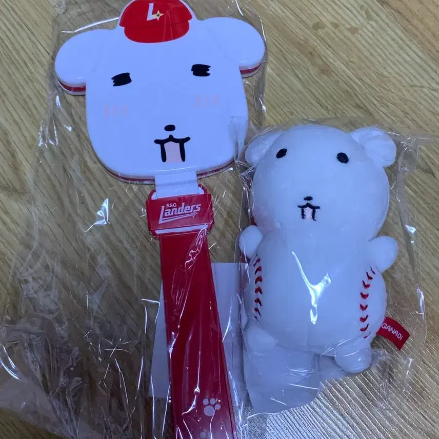 [BUNJANG] SSG Landers x Ganady Collaboration Stress Ball Doll Keychain Bundle / SSG 랜더스 쓱 가나디 콜라보 짝짝이 스트레스볼 인형 키링 일괄