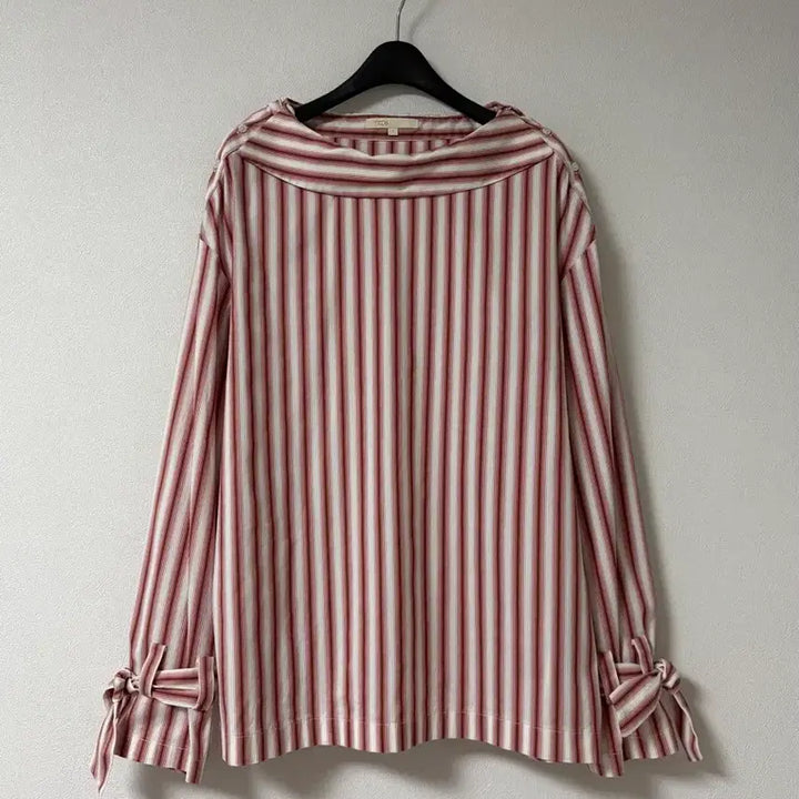 [BUNJANG] Maje Striped Blouse / 마쥬 스트라이프 블라우스