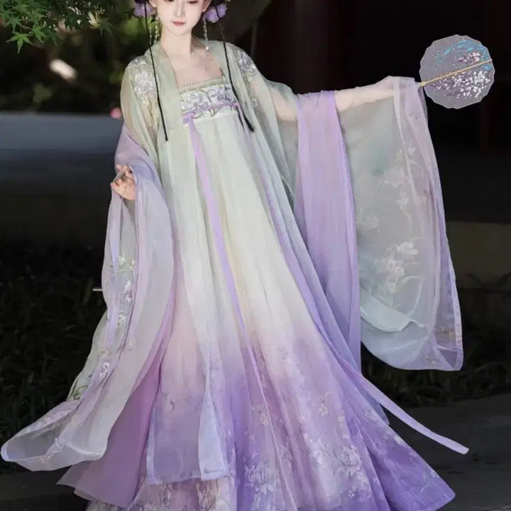 [BUNJANG] Hanfu Traditional Chinese Style Cosplay Costume (One Size Fits Most) / [판매/신품] 한푸 프리사이즈 (고전,중국풍,선녀옷,코스프레)