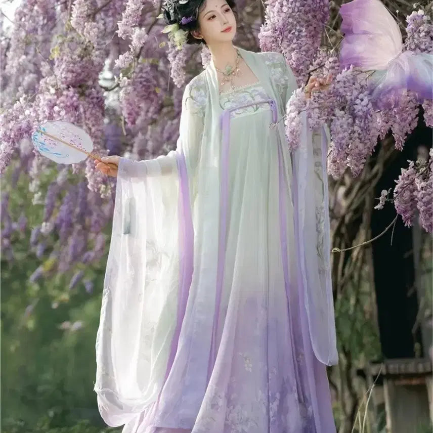 [BUNJANG] Hanfu Traditional Chinese Style Cosplay Costume (One Size Fits Most) / [판매/신품] 한푸 프리사이즈 (고전,중국풍,선녀옷,코스프레)