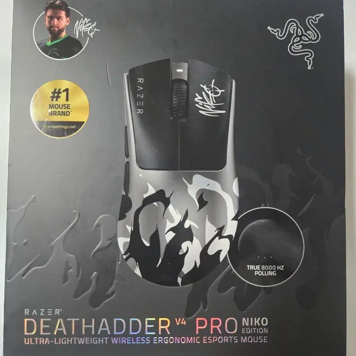 [BUNJANG] Razer DeathAdder V4 Pro Nico Edition Mouse / 새상품급)레이저 데스에더 V4 프로 니코 에디션 마우스