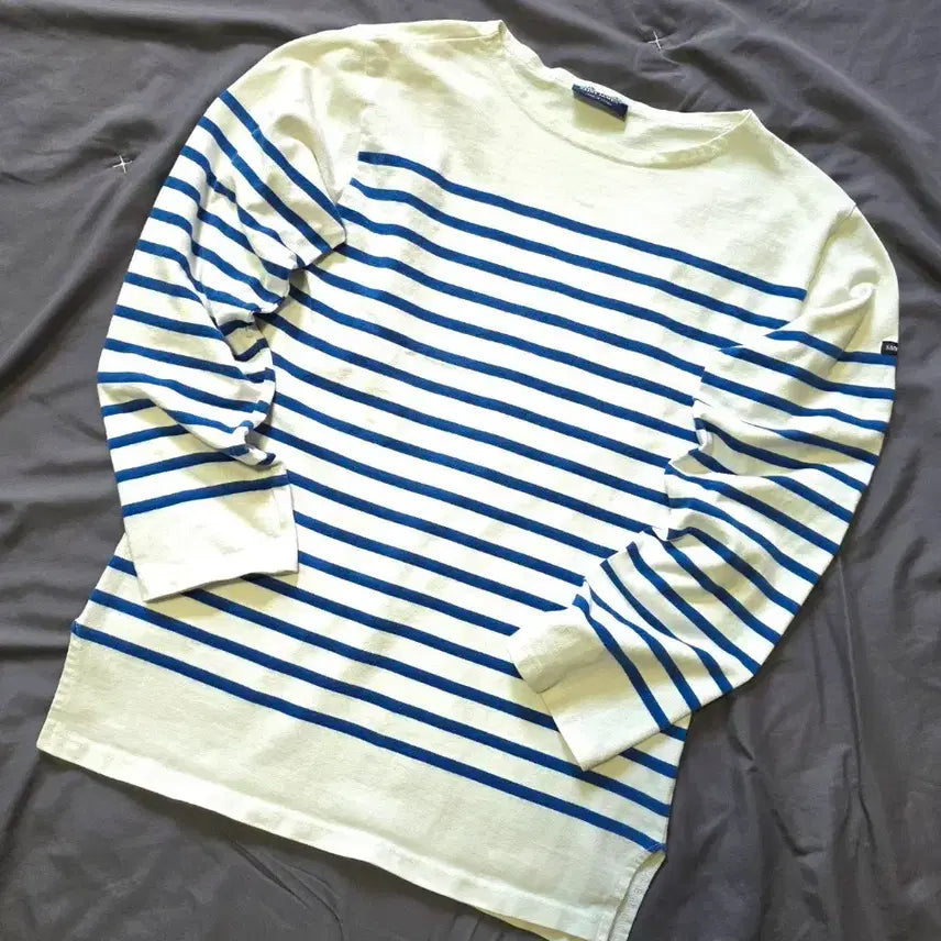 [BUNJANG] Saintpain Striped Long Sleeve T-Shirt S / 세인트페인 스트라이프 긴팔 티셔츠  S