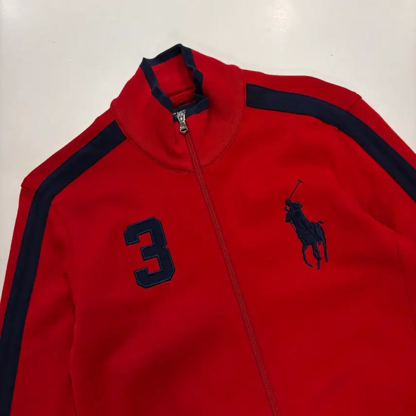 [BUNJANG] Polo Ralph Lauren Golf Red Track Top Jersey Zip-Up / [M] 폴로 랄프로렌 골프 레드 트랙탑 3번 져지 집업