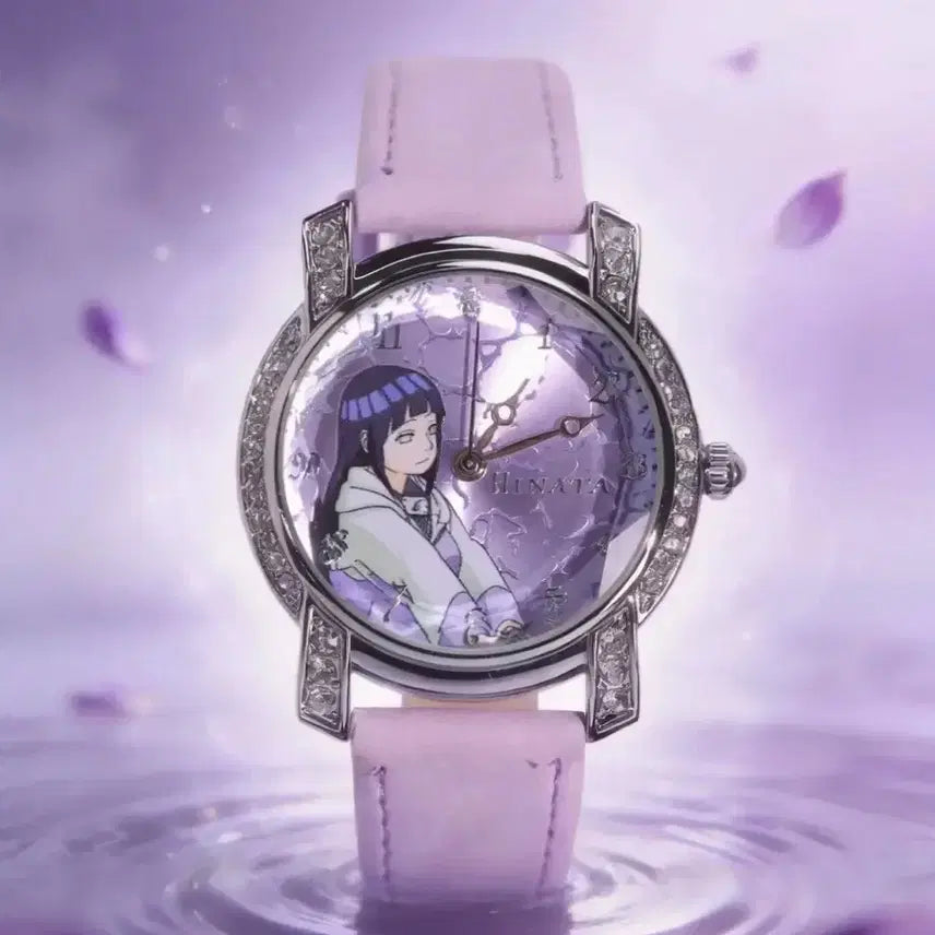[BUNJANG] Naruto Hinata Wristwatch &amp; Magnet Shuriken Bundle Set / 나루토 히나타 손목시계 + 마그넷 수리검 일괄판매